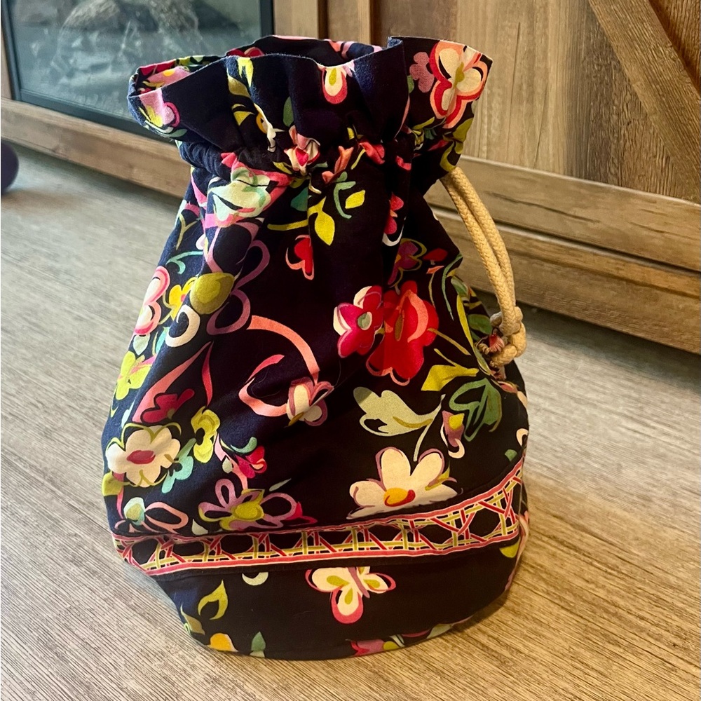 Vera Bradley Floral Drawstring Bag